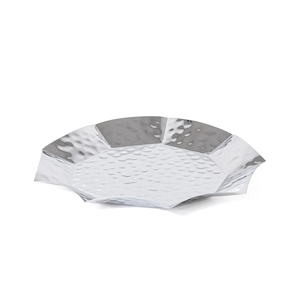 Bol de service élégant et minimaliste en aluminium, fabriqué par un fabricant fiable, pour une mise en scène de table moderne, offrant un style subtil et une utilisation fonctionnelle. - Product Image 1