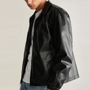 Vestes en cuir pour hommes, style décontracté, en cuir de vachette véritable, avec fermeture éclair, pour l'hiver, vente en gros, offre spéciale - Product Image 6