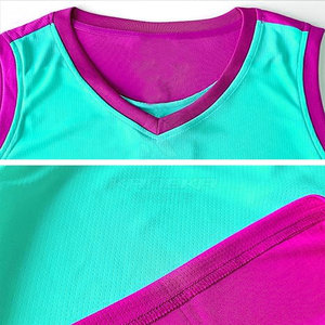 Uniformes de basket-ball respirants en polyester 100% de haute qualité, style tendance, pour adultes, grandes tailles, couleur personnalisée, vente d'usine - Product Image 5