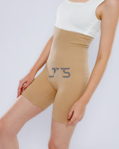 Shorty gainant de compression sans couture pour femme, taille haute, effet corset, contrôle abdominal et rehausseur de fesses - Product Image 3