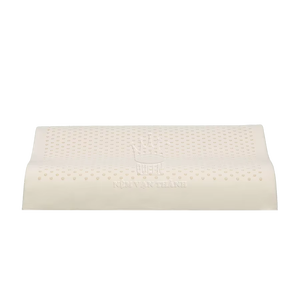 Affordable Price 100% Polyester Cotton Neck Support Anti-Static Flame Retardant Non-Toxic Wave Latex Pillow All Seasons - Product Image 4