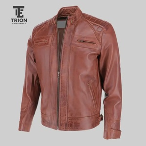 2026 Vestes en cuir pour hommes de qualité supérieure, confortables, entièrement personnalisables, en cuir de vachette véritable, à prix abordable - Product Image 5