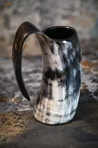 Handmade Viking Drinking Horn <b>Mug</b> Natural Buffalo Horn Beer Cup Polished Finish Wholesale Supplier By Arif Handicrafts. - Product Image 6