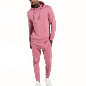 ชุดเซ็ตฮู้ดดี้ผู้ชายทรงปกติ ผ้าฝ้ายฟลีซ 100% สีพื้น สไตล์ลำลอง สตรีทแวร์ แฟชั่น รับผลิตแบบ OEM แบรนด์ส่วนตัว - Product Image 5