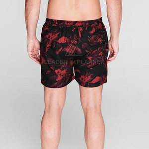 กางเกงขาสั้นผู้ชายแบบสวมใส่สบาย น้ำหนักเบา ระบายอากาศได้ดี แห้งเร็ว เอวยางยืด ผลิตจากโพลีเอสเตอร์ 100% สำหรับขายส่ง - Product Image 6