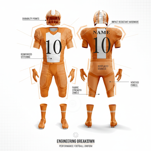 LOW MOQ Whole Sale Team Wear Practice Safety Sportswear Player Adult Team Name & Number American Football Uniforms For Men's - Product Image 2