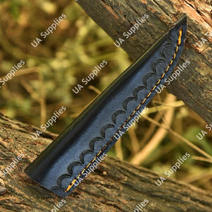 Funda de Cuero para Cuchillo Cosida a Mano, Personalizada OEM, de Alta Calidad, con Presilla para Cinturón, para Caza, Camping, Táctica, EDC, Directo de Fábrica - Product Image 4