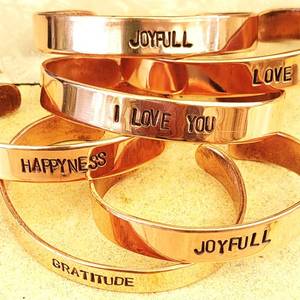 custom name nw <b>copper</b> magnetic gift <b>bracelet</b> therapy healing <b>copper</b> jewelry arthastics - Product Image 1