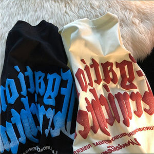 Camisetas de Algodón 100% de Alta Calidad al por Mayor: Camisetas Blancas Extra Grandes para Hombre con Estampado 3D en Relieve - Product Image 2