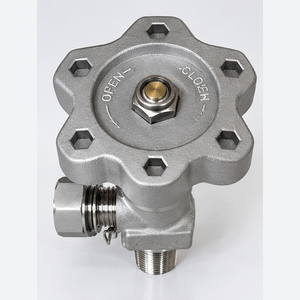 วาล์วควบคุมแก๊สแบบเข็มปรับมุมด้วยมือ Airmass ขนาด 1/4 DN4 PZ19.2/W21.8 20MPa สแตนเลส O2 OEM อุณหภูมิปานกลาง - Product Image 6