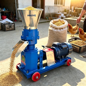 Moulin à granulés d'aliments pour petits animaux 60-150 kg/h pour la transformation des aliments pour volailles et bétail à la ferme - Product Image 1