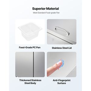 Frigorifero Commerciale da Cucina 60 Pollici 15,4 Cu. Ft. Tavolo Refrigerato per Preparazione Sandwich Mega Top con 24 Vaschette per Preparazione Alimenti - Product Image 4