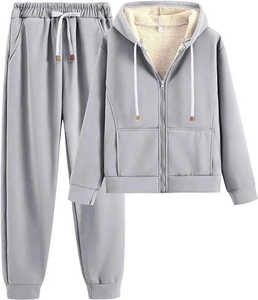 Ensemble de survêtement pour homme, nouveau style, de qualité supérieure, décontracté, avec fermeture éclair, séchage rapide, respirant, en molleton technique, pour la gym, OEM - Product Image 3