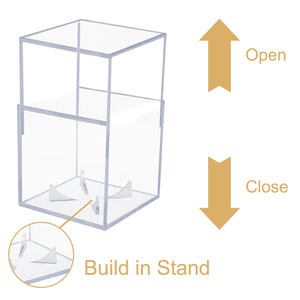 Vitrina de acrílico con protección UV para pelotas de béisbol, cajas transparentes para exhibición de memorabilia, accesorio para pedidos de recogida TK/TEMU - Product Image 3