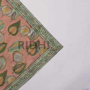 Hand Block Printed Cotton Napkins Floral Pink Border Reusable Dinner Napkins Bulk Wholesale for <b>Kitchen</b> Party Hotel <b>Table</b> Linen - Product Image 6