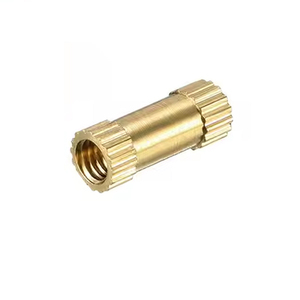 High Precision Brass Knurled Expansion Inserts with Corrosion Resistant Finish for Durable <b>Fastening</b> Use - Product Image 4