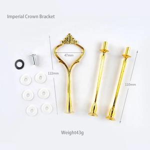 Support à gâteau en résine durable et écologique, 2 pièces, pour anniversaires, mariages et traiteurs - Product Image 3