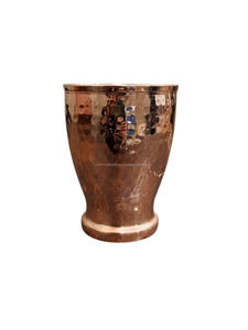 Gobelet à boisson en cuivre de qualité supérieure 450 ml, tasse martelée rustique pour cuisine et bar modernes - Product Image 4