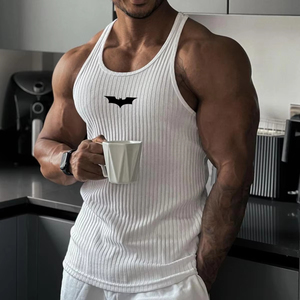 Débardeur Homme Nouvelle Collection Qualité Supérieure Été 2026 – Débardeur de Sport Rayé Grande Taille pour Homme – Idéal Fitness et Exercice - Product Image 2