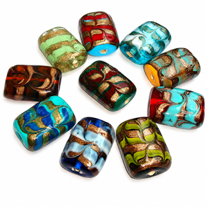 <b>Top</b> Selling Multi-color <b>Crystal</b> Loose Flower Glass Beads 20x30mm | High Quality Factory Wholesale DIY Jewelry Making Lampwork - Product Image 1