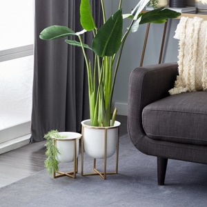 Pot de fleurs en liège pour bureau, balcon et rebord de fenêtre - Product Image 1