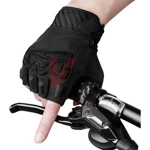 Guantes de ciclismo para hombre y mujer, antideslizantes, absorbentes de golpes, para bicicleta de montaña, transpirables, de cuero, con pantalla táctil, para deportes al aire libre - Product Image 1