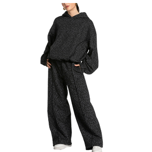 Nuevo Conjunto Deportivo de Yoga con Estampado de Leopardo, Alta Elasticidad, Resistente a las Arrugas y sin Costuras, para Uso Casual y Deportivo - Product Image 1