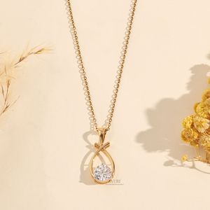 IGI Certified Round Cut diamond <b>Necklace</b> Premium Diamond Jewelry Crafted with Perfection Royal Diamond Pieces Fit Gift For Girl' - Product Image 1