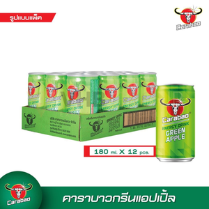 Boisson énergisante CARABAO saveur pomme verte, canette 180 ml, origine Thaïlande - Product Image 3