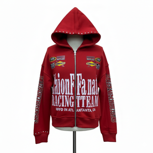 Sweat à capuche zippé pour homme, style professionnel, qualité supérieure, 100% coton, fabrication industrielle, impression sérigraphiée, prix abordable, sweat à capuche le plus demandé - Product Image 1