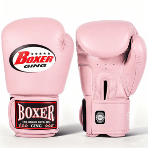 Venta Directa de Fábrica, Guantes de Boxeo de PVC Impermeables, Guantes de MMA con Diseño de Dedos Completos, Cierre de Gancho y Bucle, Peso de 12 oz, Logotipo Personalizado - Product Image 2