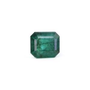 Natural Zambian Emerald 4 Carat Loose Gemstone Emerald Cut for Fine Jewelry - Product Image 1
