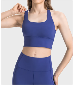 Vêtements de sport en gros, ensembles de fitness de haute qualité pour femmes, ensembles de yoga élégants à manches longues, soutien-gorge de sport actif, leggings d'entraînement - Product Image 4