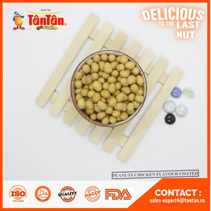 High Quality Roasted Chicken Flavoured Coated Peanuts Crunchy Snack Chicken Flavoured Coated Peanuts for Wholesale Use - Product Image 3