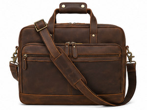 Gravs Luxury Genuine Leather Crossbody Casual Laptop <b>Bag</b> Vintage Business Messenger Travel <b>for</b> <b>Men</b> - Product Image 1