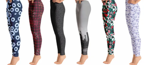 Leggings de sublimation pour femmes, tendance du moment, impression personnalisée complète, quantité en gros, effet galbant, sport, meilleur fournisseur d'usine, nouvelle arrivée - Product Image 4