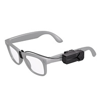Chargeur de batterie portable, accessoire de batterie externe ultra mini - pour les lunettes Ray-Ban Meta AI (400mAh*2)