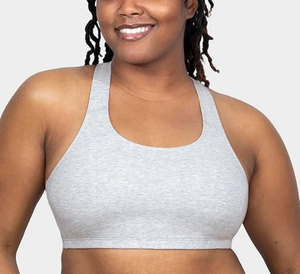 สปอร์ตบราผู้หญิงขายดีจากโรงงาน ผลิตตามสั่ง OEM ผ้าฝ้าย 100% สวมใส่สบาย ระบายอากาศได้ดีเยี่ยม - Product Image 4