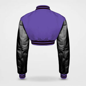 Nouvelle veste varsity courte pour femme, style tendance, collection hiver, veste de sortie à la mode pour femme, veste varsity courte - Product Image 4