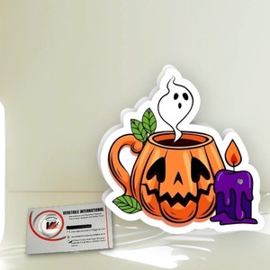Taza de Calabaza de Halloween, Vela de Fantasma, Pestañas Magnéticas de Plástico, Herramienta de Belleza, Pestañas Sólidas, Pestañas en Forma de Corazón y Mariposa - Product Image 5