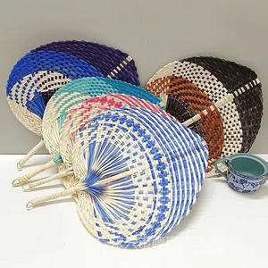 Éventail en bambou imprimé personnalisé, matériau naturel, meilleur prix pour les fournitures de fête et d'événements - Product Image 1