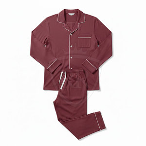 Lightweight Men's Night Wear <b>Suit</b>-Stylish Casual Loungewear Soft Touch 100% Silk Breathable Home Use - Product Image 5