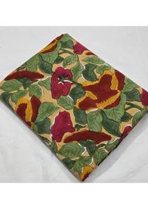 Tela de Algodón Orgánico Ecológica Hecha a Mano en India, Peso Medio 90 GSM, Estampado Floral, para Confección de Cortinas, Camisas y Fundas - Product Image 6