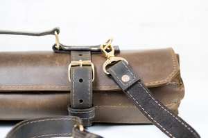 Nouveauté : Sacs à couteaux en cuir personnalisés avec votre propre logo, étiquette personnalisée, best-seller, LKR-0289 - Product Image 2