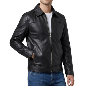 Chaqueta de cuero con efecto tie-dye para hombre, diseño de patrón sólido, chaqueta de cuero genuino, estilo urbano moderno, ropa de moda colorida. - Product Image 5