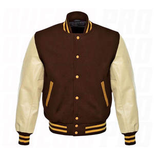 Blousons universitaires pour hommes en gros, blousons universitaires vierges, blousons universitaires unis avec logo personnalisé, blousons universitaires respirants et personnalisables pour hommes, style universitaire tendance - Product Image 1