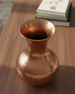 Latest Design Copper color Wedding Events Decor Metal Flower <b>Vase</b> Custom Finished Metal Planter for Home And Hotel Use - Product Image 1