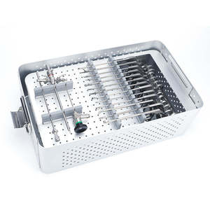 Juego de Pinzas de Artroscopia Reutilizables Caronia de 10 Piezas con Caja de Esterilización para Cirugía de Rodilla y Abdomen - Product Image 6