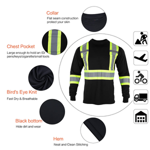 Chaleco de Seguridad Reflectante de Alta Visibilidad, Malla Fluorescente de Poliéster de Secado Rápido, Unisex, Ropa de Trabajo Sublimada, Detección de Agujas - Product Image 3