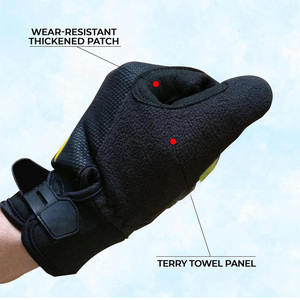 Gants de vélo personnalisés, gants de cyclisme antichoc, gants de sport respirants avec grip, fabrication en gros OEM - Product Image 2